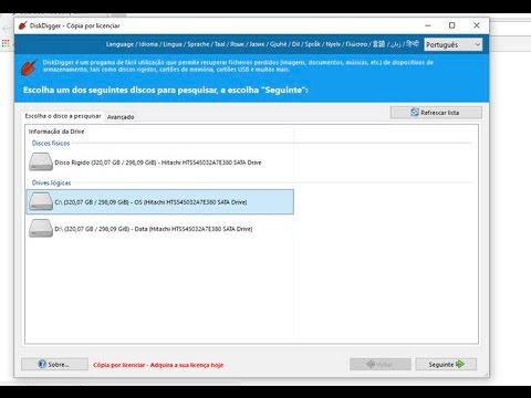 Como recuperar fotos e videos deletados do computador com diskdigger 1