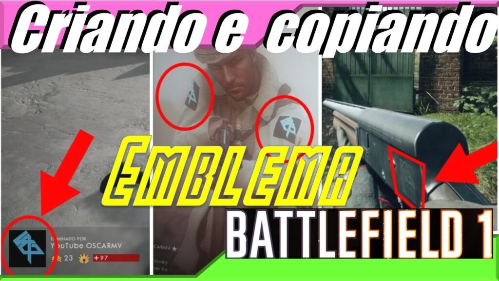 Como criar emblemas personalizados para o seu soldado em battlefield 1 1