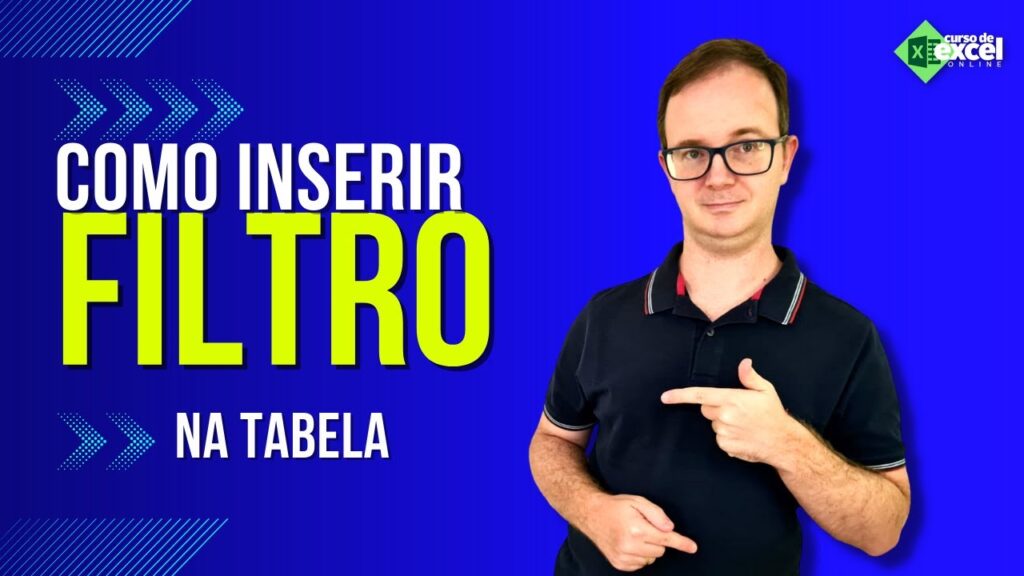 Como criar filtros no excel 1