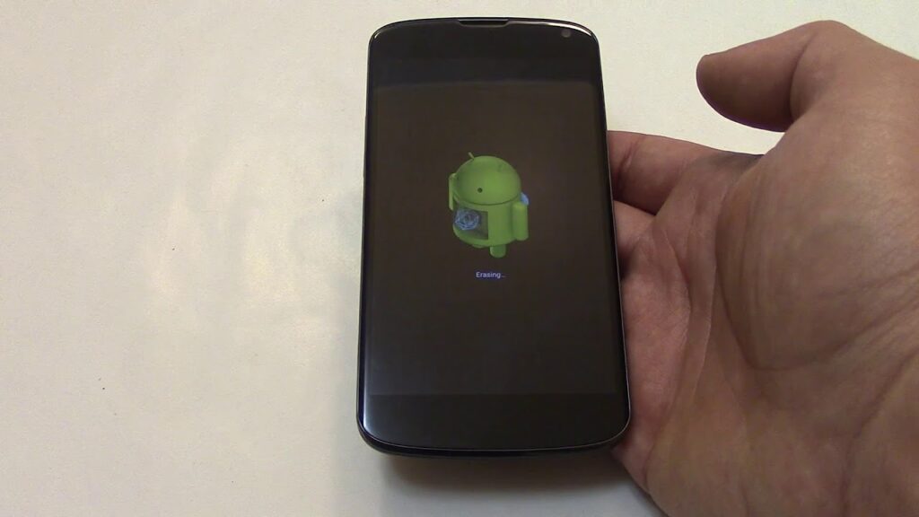 Como resetar o nexus 4 e restaurar configuracoes de fabrica 1