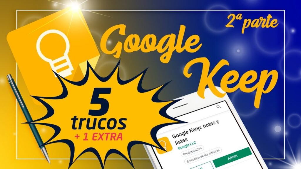 Como separar suas notas no google keep por marcadores 1