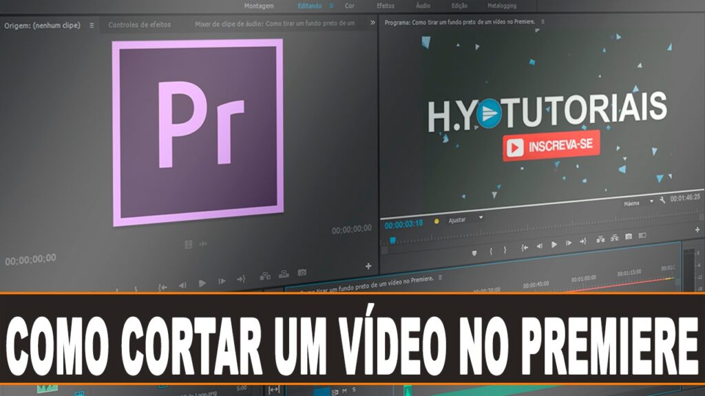 Como cortar um video ou imagem no adobe premiere pro 1