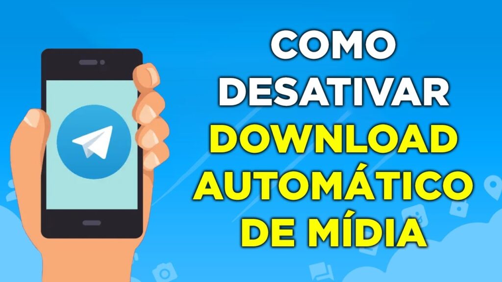 Como impedir que o telegram baixe arquivos de midia para o celular 1