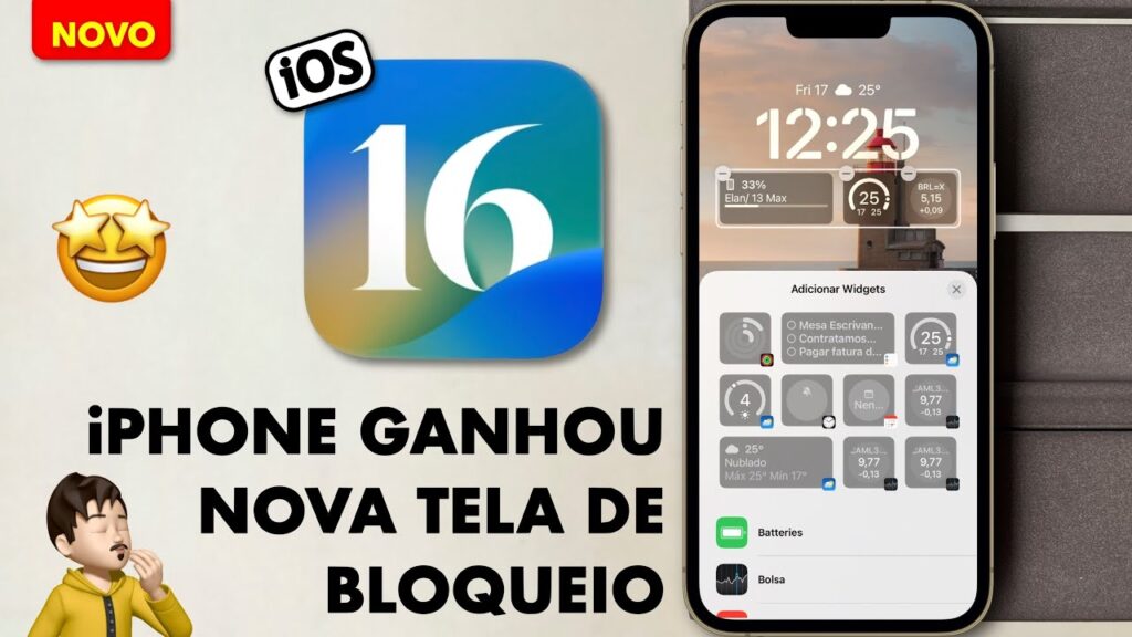 Como configurar os widgets na nova tela de bloqueio do ios 10 1