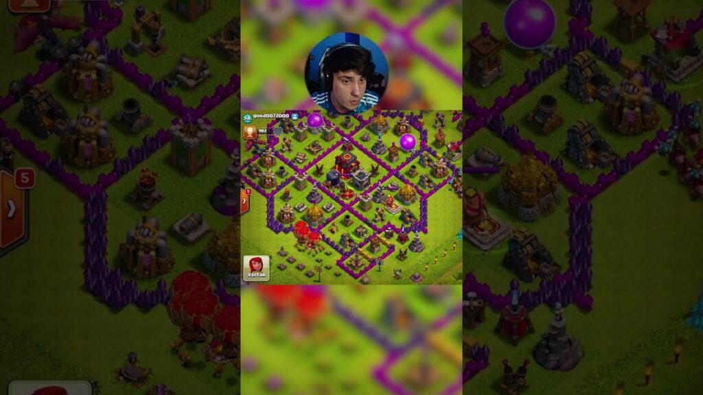 Como construir e salvar layouts de bases no jogo clash clans 1