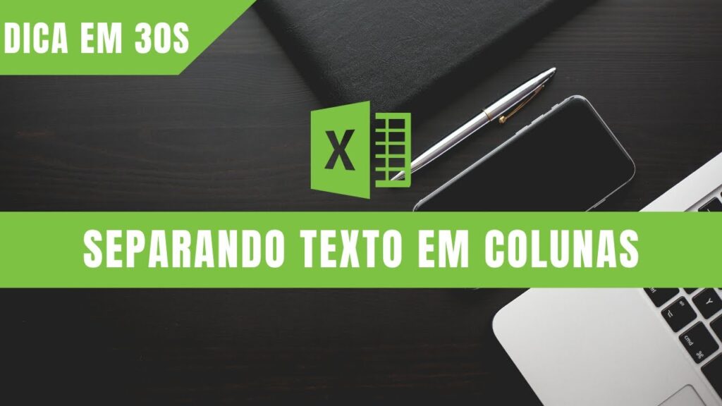 Como separar texto no excel em mais de uma coluna veja dica 1