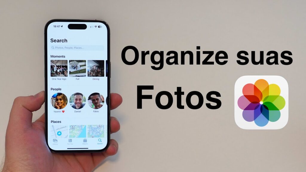Como usar funcao pessoas na galeria de fotos do iphone 1