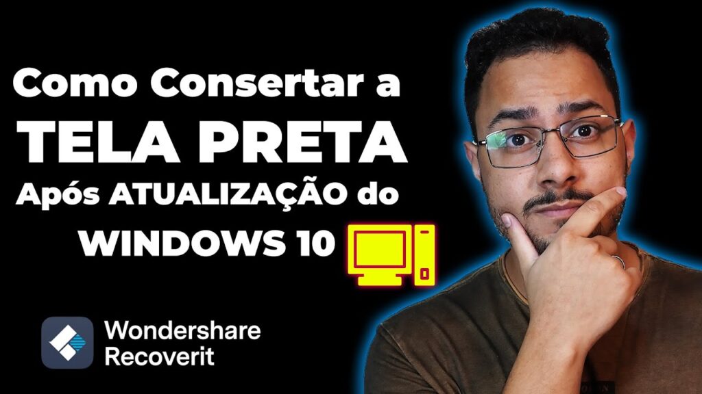 Como resolver problemas com tela preta no windows 10 1
