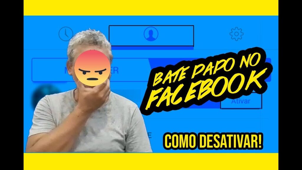 Como desativar o bate papo em paginas do facebook 1