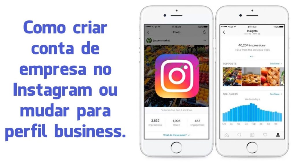 Como criar conta de empresa no instagram ou mudar para perfil business 1