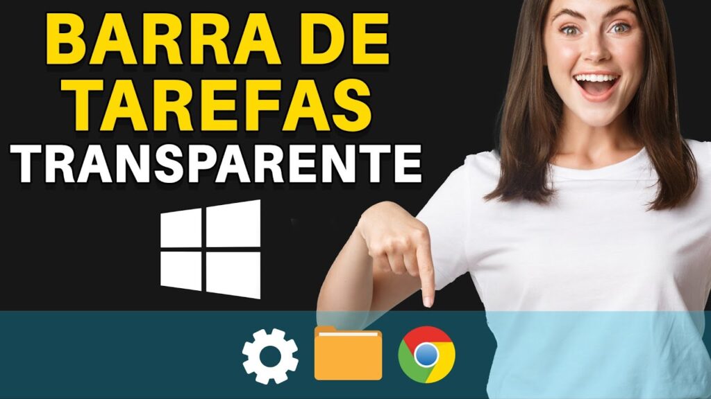 Como deixar barra de tarefas do windows 10 transparente veja dica 1