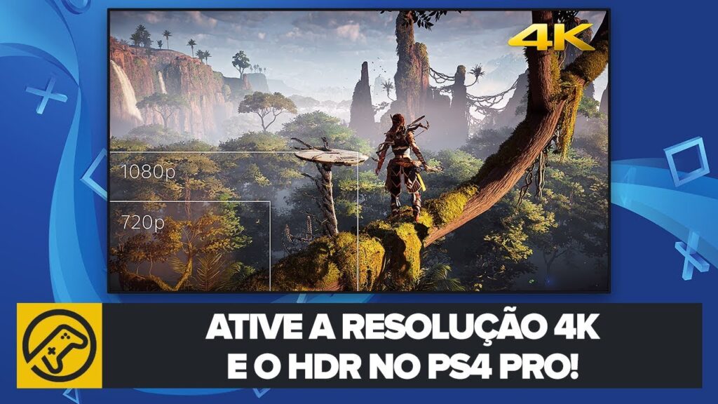 Como obter melhor qualidade de imagem no playstation 4 pro 1