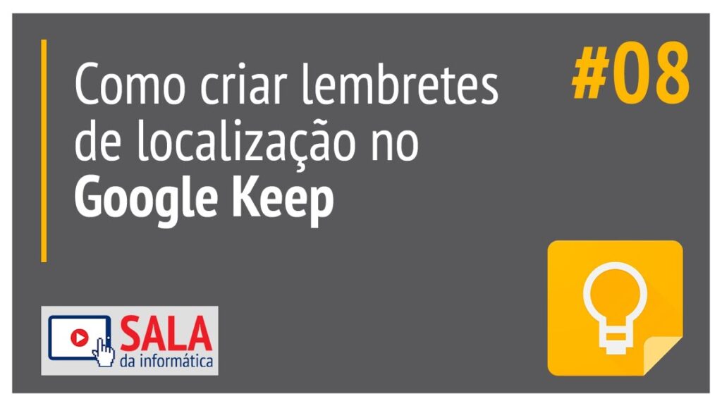 Como criar lembretes no google keep 1