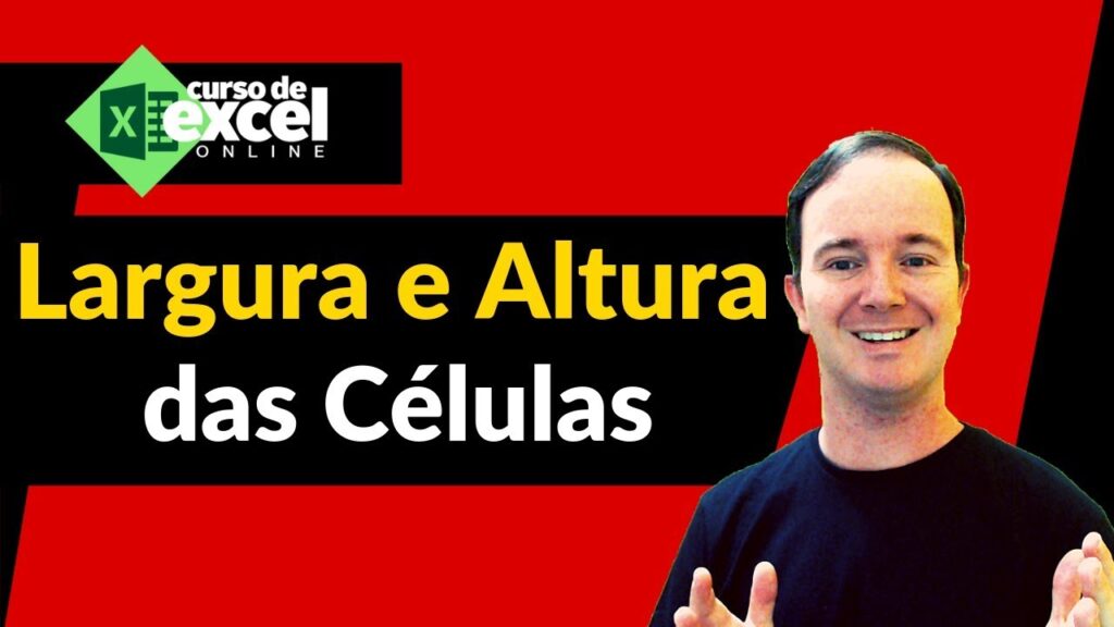 Como alterar unidade de medida de colunas e linhas no microsoft excel 1