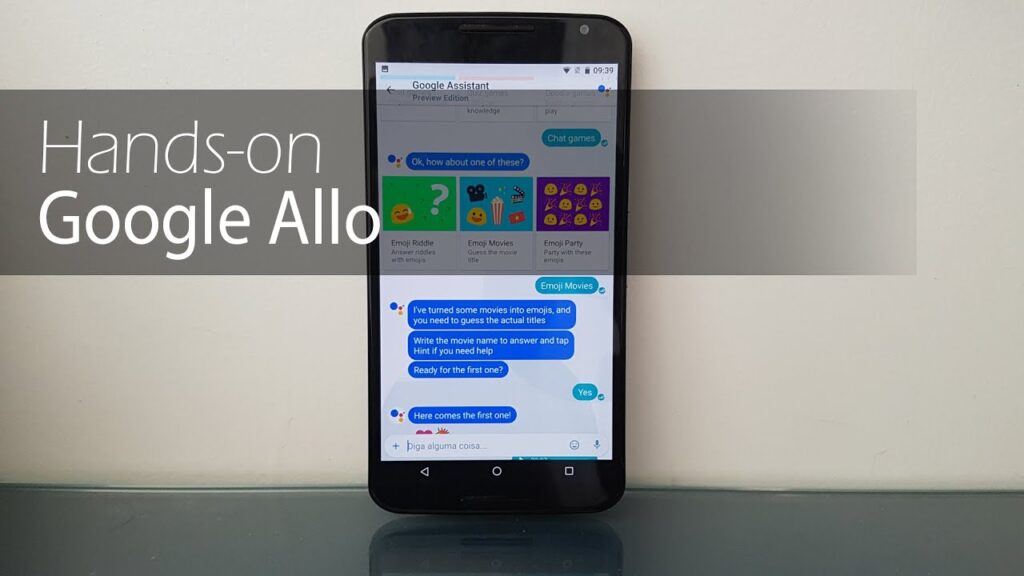 Como criar uma conta no google allo 1