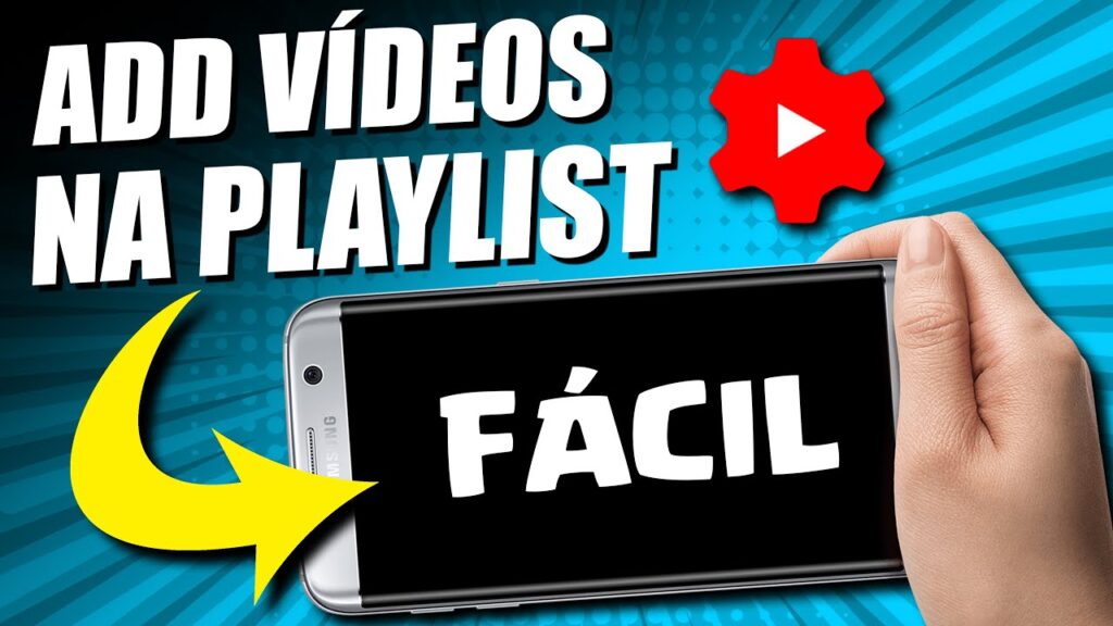 Como adicionar videos playlists do youtube pelo celular 1