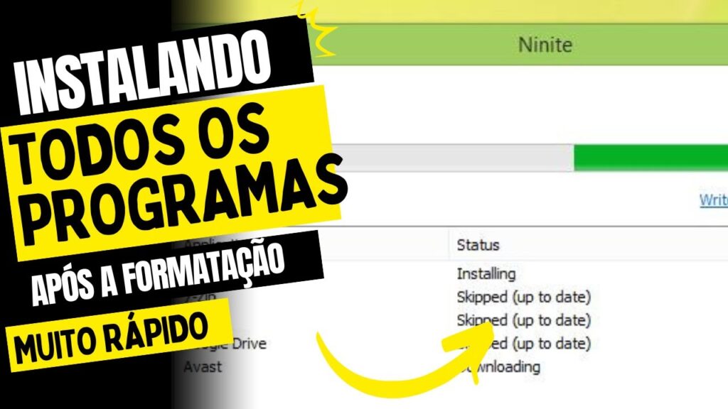 Como instalar varios programas de uma so vez apos formatar o windows 1