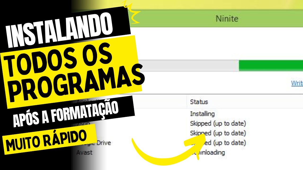 Como instalar varios programas de uma so vez apos formatar o windows 12