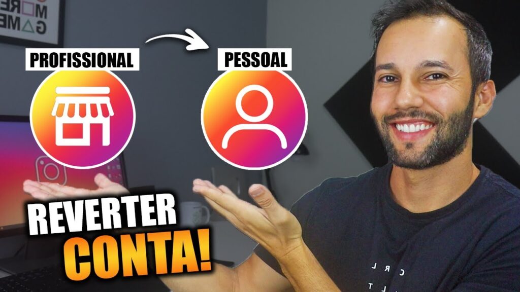 Como reverter uma conta comercial no instagram para perfil de pessoa 1
