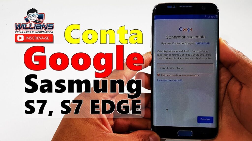Como acessar configuracoes do google no galaxy s7 e s7 edge 1