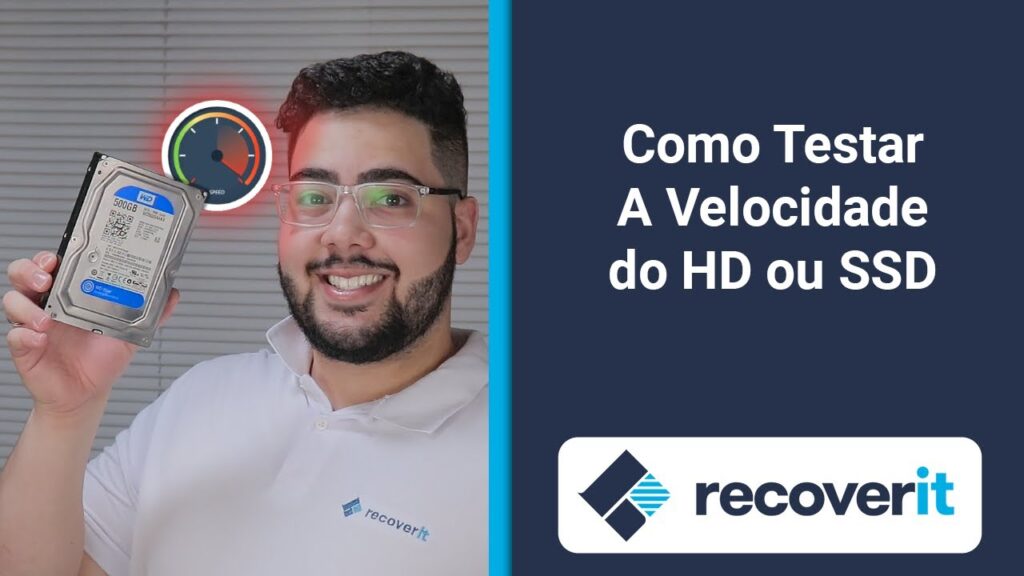 Como descobrir velocidade de um hd externo 1