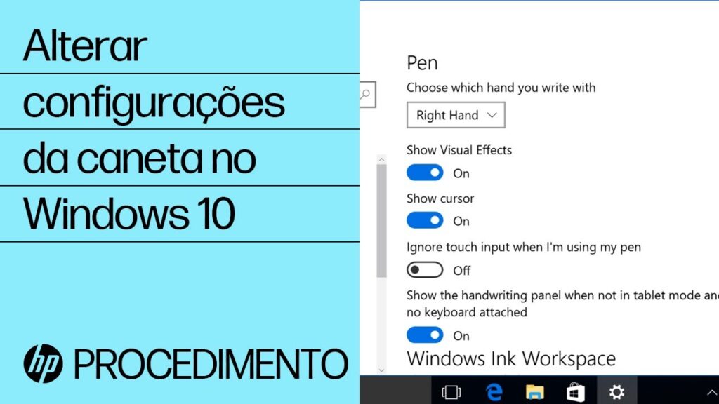 Como ativar ou desativar o windows ink do seu windows 10 1