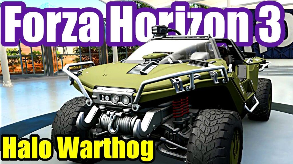 Como liberar o carro de halo no jogo de corrida forza horizon 3 1