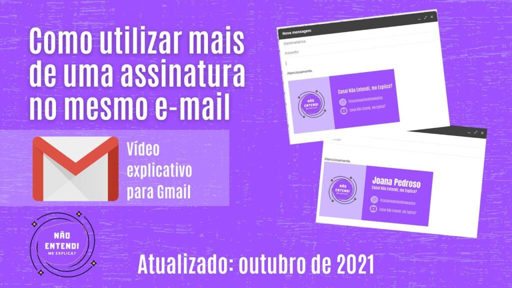 Como alternar entre diferentes assinaturas de e mail no gmail 1