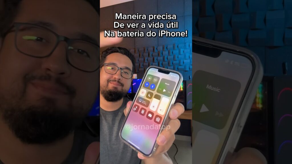 Como checar saude e uso da bateria do iphone com o app battery life 1