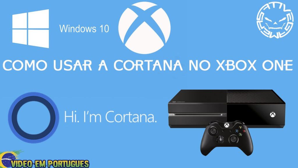 Como usar assistente cortana no console xbox one 1