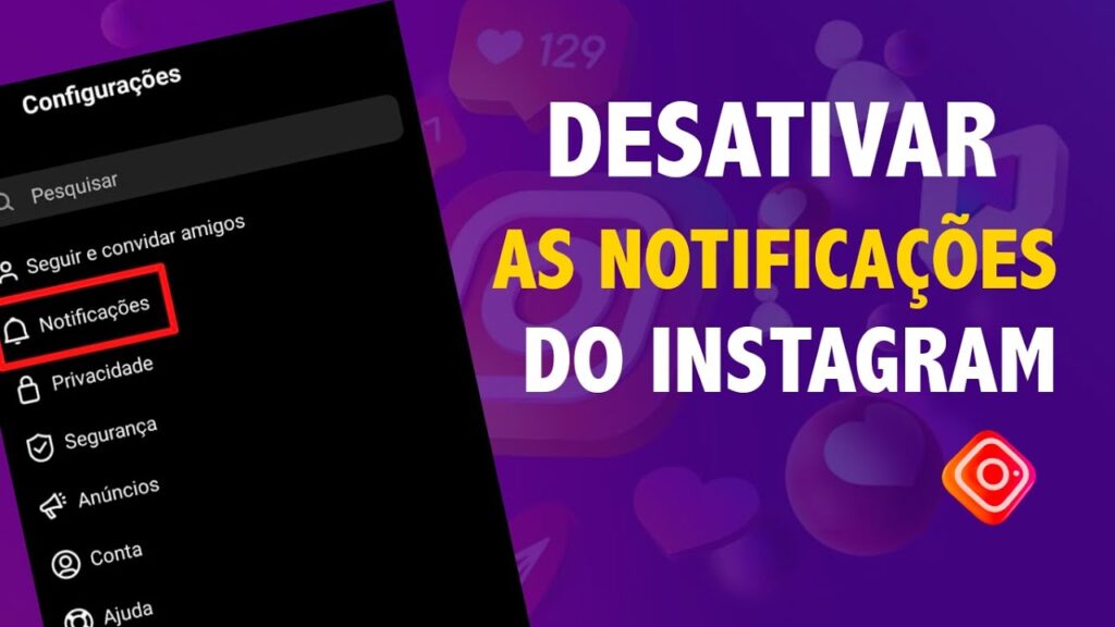 Como desativar notificacoes do instagram 1