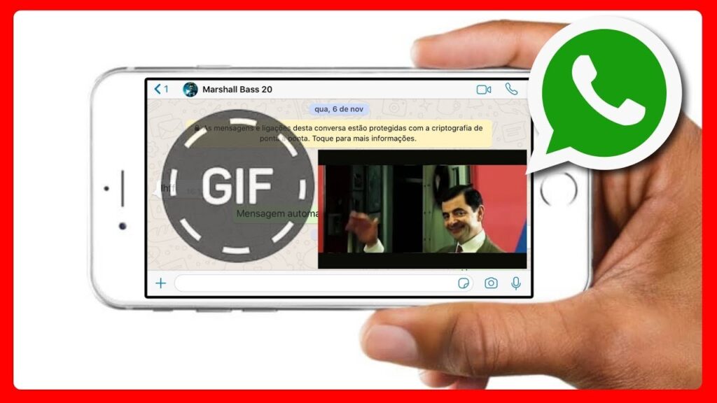 Como enviar um gif no whatsapp para iphone 1