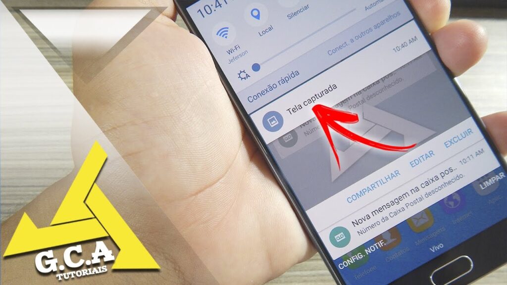 Como tirar print de tela do galaxy a7 2016 1