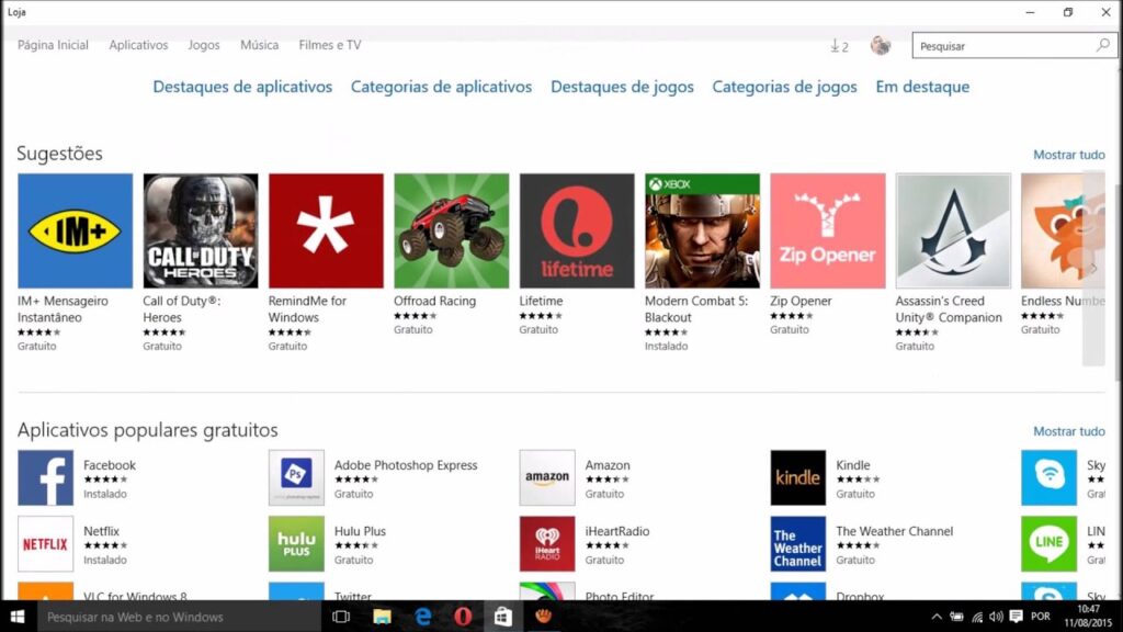 Como mudar regiao da loja do windows 10 1