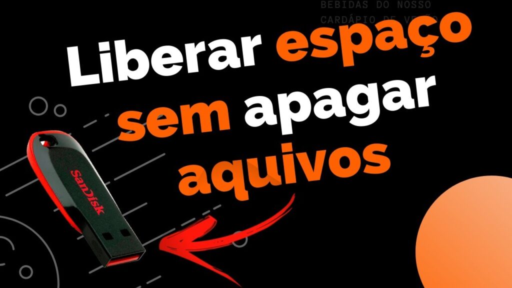 Como liberar espaco em um pen drive cheio sem apagar arquivos 1