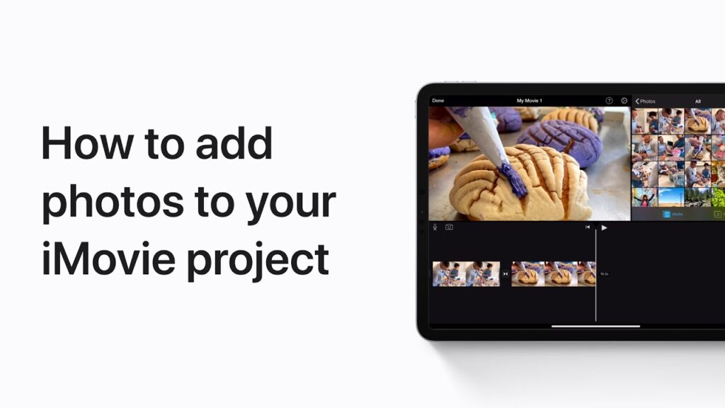 Como importar fotos para um projeto no imovie para iphone 1