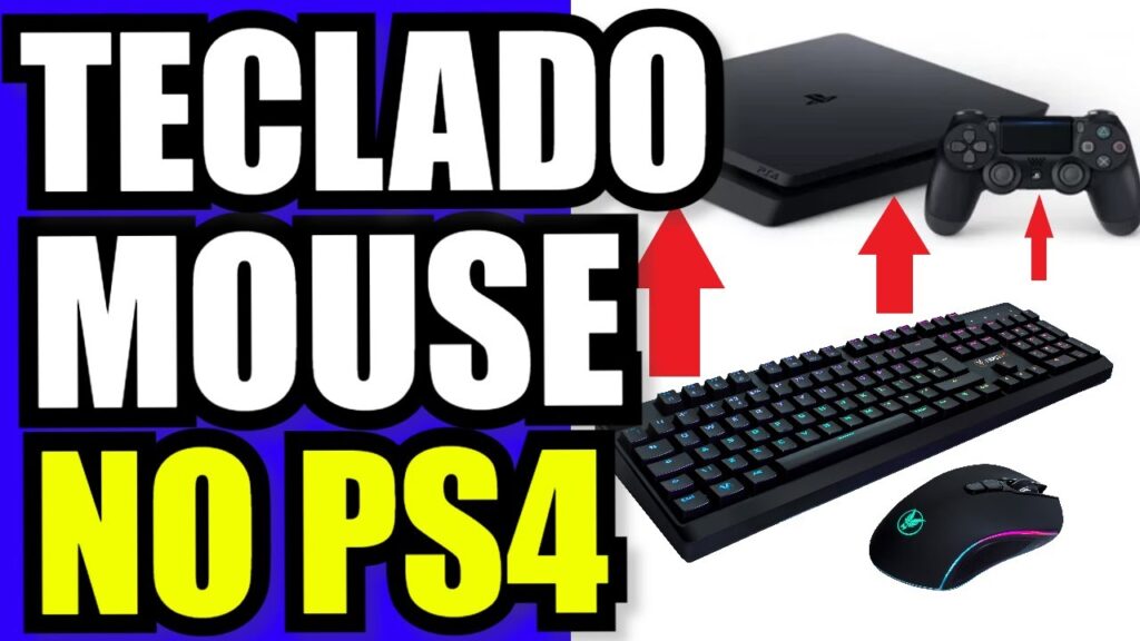 Como conectar o mouse e teclado ao ps4 1