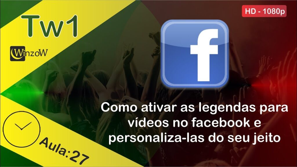 Como alterar o tamanho e cor das legendas em videos do facebook 1