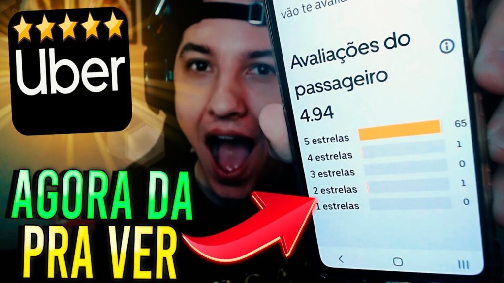 Como descobrir sua nota de passageiro no uber 1