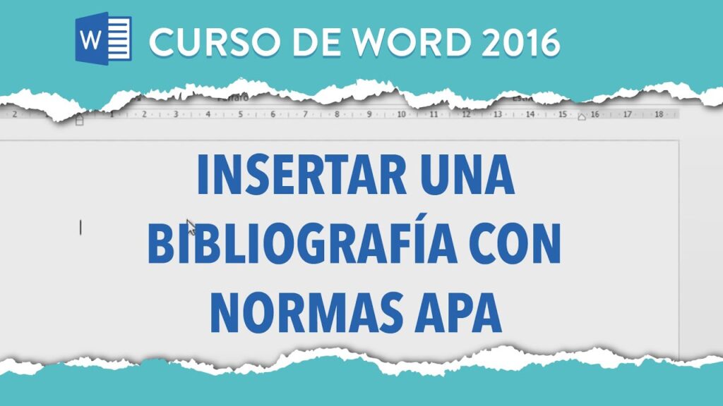 Como incluir referencias de bibliografia no word 1