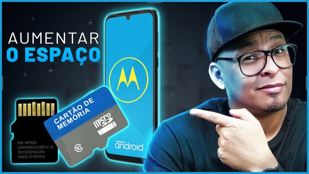 Como inserir e usar um cartao microsd para expandir memoria no moto g4 plus 1
