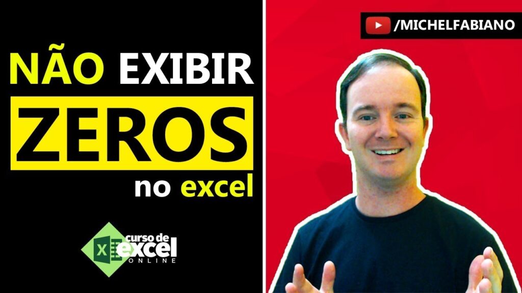 Como ocultar ou exibir o numero zero em celulas vazias no microsoft excel 1