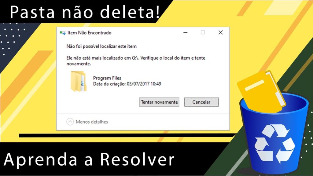Como criar uma pasta que nao pode ser apagada e nem renomeada 1
