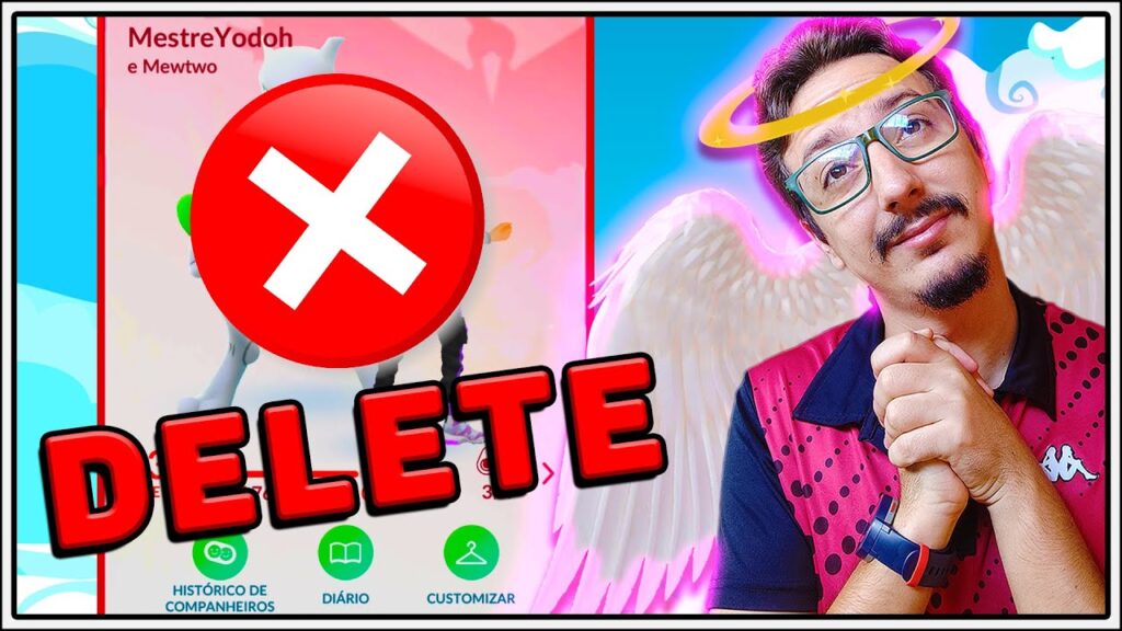 Como deletar uma conta no jogo para celulares pokemon go 1