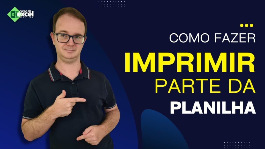Como imprimir apenas uma parte de uma planilha no excel 1