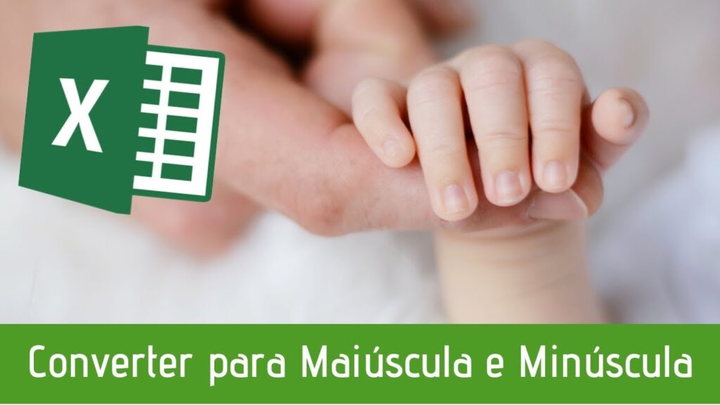 Como deixar palavras em maiusculas ou minusculas em planilhas no excel 1