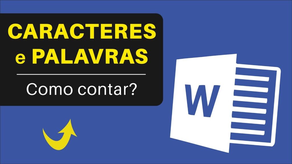 Como usar o contador de caracteres no word 1