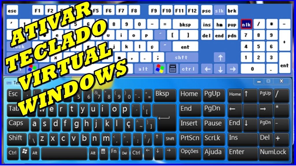 Como ativar o teclado virtual do windows 7 1