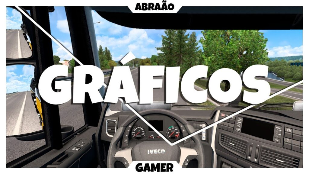Como melhorar os graficos com mods do steam em euro truck simulator 2 1