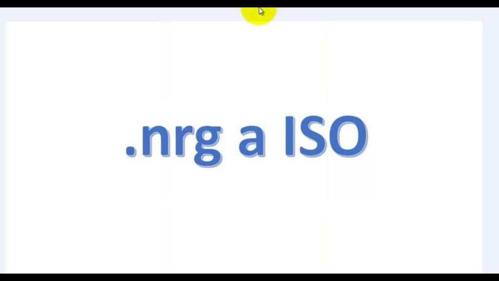 Como converter arquivos nrg para iso 1